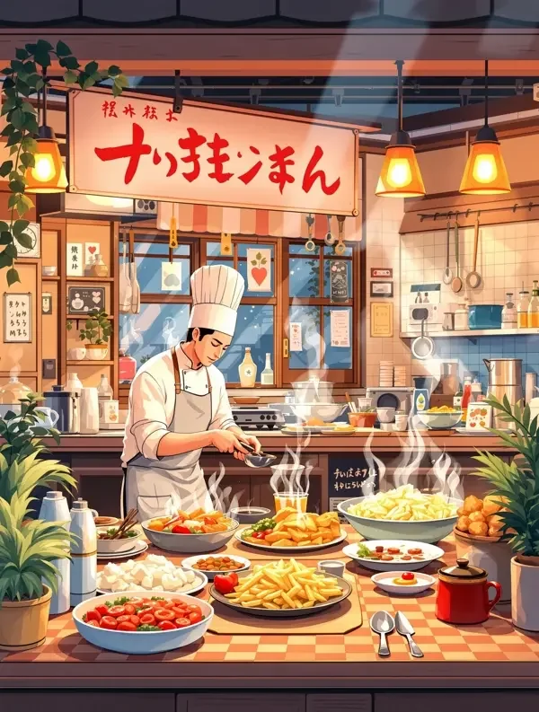 慢时光食堂 高清封面图