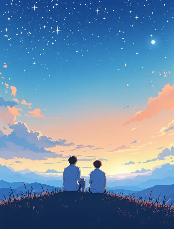 星空下遇见你 高清封面图