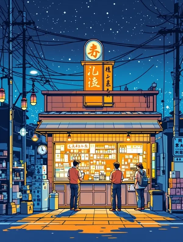 便利店之夜 高清封面图