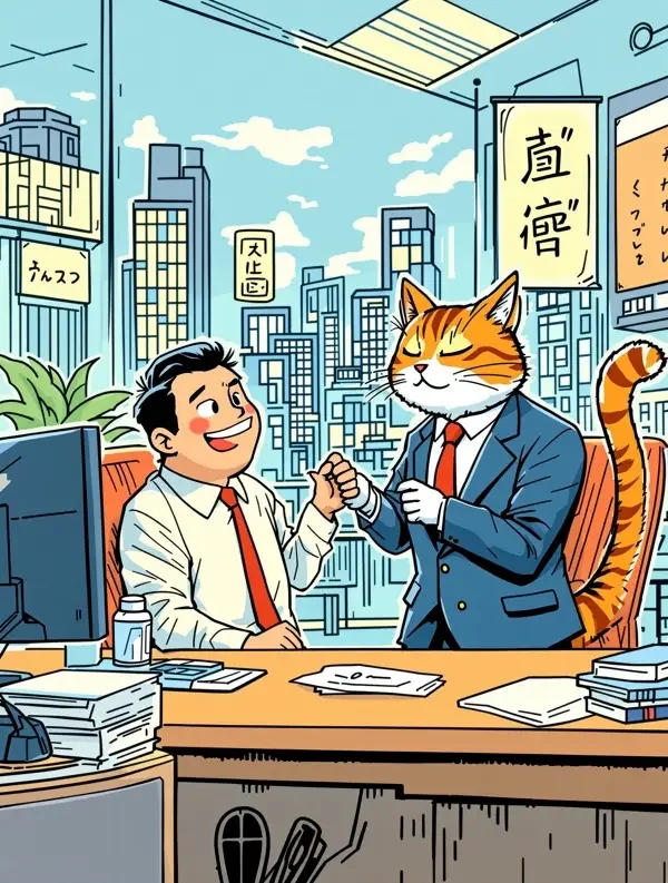 我的老板是猫 高清封面图